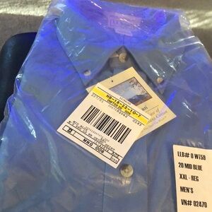 Men's dress shirt lol bean size xxl reg